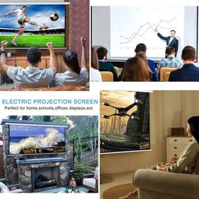 img 1 attached to Motorized Projector Electric Automatic Projection Television & Video