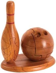 img 2 attached to 🎳 Medium Wooden Bowling Stand Puzzle for Improved SEO