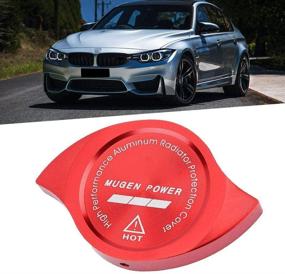 img 3 attached to 🚗 Aramox Car Cap Decoration: Red Aluminium Radiator Cap Cover for Stylish Car Modification