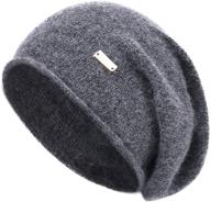 jaxmonoy cashmere slouchy beanies knitted outdoor recreation and climbing logo