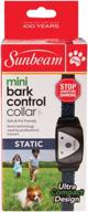 sunbeam mini static control collar logo