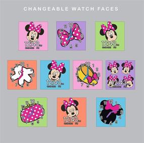 img 1 attached to 📱 Интерактивные умные часы Disney Minnie Mouse с сенсорным экраном (Модель: MN4116AZ)