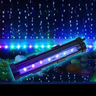 🐠 pulaco 1 watt aquarium fish tank air stone with automatic color changing led light - enhance your small fish tank's aeration and visual appeal logo