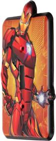 img 3 attached to 🦾 Marvel Iron Man Metal Light Switch Plate by Open Road Brands: Bring the Superhero Power to Your Space!