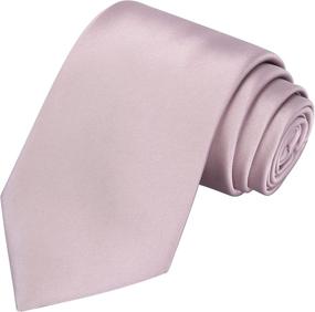 img 3 attached to KissTies Burgundy Wedding Necktie Pocket Men's Accessories for Ties, Cummerbunds & Pocket Squares