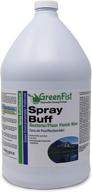 🌿 1 gallon greenfist spray buff restorer - renewing floor finish wax polisher buffer- removes surface marks, conditions & leaves dry spotless floors logo