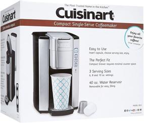 img 1 attached to ☕ Кофеварка Cuisinart SS-5P1 для одного чашки кофе - элегантный серебристый дизайн с емкостью 40 унций