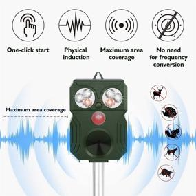 img 3 attached to Ultrasonic Repellent Activated Waterproof Squirrels