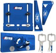 kreg tool company - essential drawer slide and cabinet hardware kit with concealed hinge jig and face clamps logo