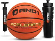 🏀 and1 xcelerate rubber basketball: official regulation size 7 - perfect for indoor and outdoor games! логотип