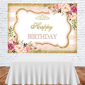 img 2 attached to Birthday Backdrop Glitter Background Decorations Camera & Photo