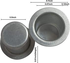 img 1 attached to 🕯️ Avalizard 50pack 1/2" Candle Holders: Prevent Wax Dripping with Aluminium Cups!