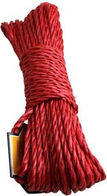 img 3 attached to 75ft Twisted Poly Rope (2 Pack), 1/4 inch - Versatile All Purpose