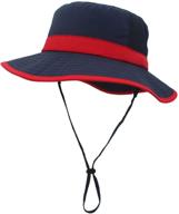 👒 kids sun hat with wide brim - upf50+ sun protection - toddler bucket hat by home prefer logo