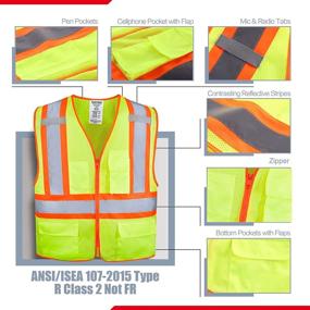 img 3 attached to Enhanced Visibility Reflective Occupational Health & Safety Vests and Products