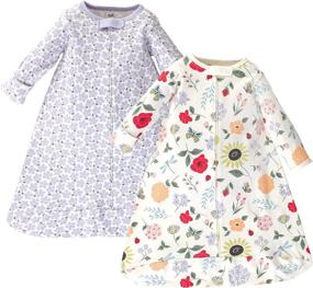 img 3 attached to 🌿 Nature's Touch Long Sleeve Wearable Sleeping Children's Homewear