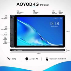 img 3 attached to 📱 10-inch High-Performance Tablet with Keyboard and Mouse, Android 10.0 Quad-Core Processor, 3GB RAM +64GB, Google GMS Certification, 4G WiFi, 8000 mAh, FM, GPS, Bluetooth, OTG