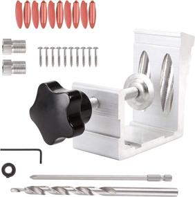 img 4 attached to 🔩 All-In-One Pocket Hole Jig: XOOL 25 Pcs Aluminum Kit for Woodworking and Carpenters