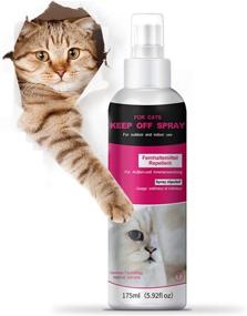 img 4 attached to 🐱 Effective Cat Scratch Deterrent Spray: Repellent for Indoor and Outdoor Use - 175ml