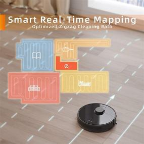 img 2 attached to 🤖 MOVA Robot Vacuum and Mop, Smart Lidar Navigation, 4000Pa Strong Suction, Alexa Compatible, Smart Mapping, 5200mAh Battery, 2-in-1 Vacuum and Mop for Pet Hair, Carpet