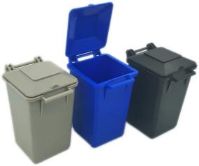 img 4 attached to 🚚 Nuanmu Garbage Can Set 3 Color Small Trash Can: A Fun Garbage Truck Toy (Style5)