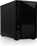 🖥️ asustor as5202t - high performance 2 bay nas with 2.5gbe ports, 2gb ddr4 ram, gaming nas for personal cloud (diskless) logo