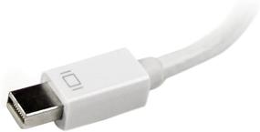 img 2 attached to 🔌 Адаптер StarTech.com для путешествий: Mini DisplayPort в VGA DVI HDMI конвертер - белый - портативное 3-в-1 решение