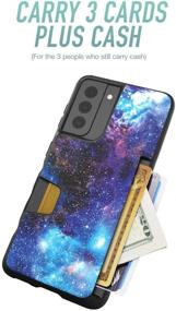 img 2 attached to 📱 Enhanced SEO-friendly: Galaxy S21 Wallet Case - Wallet Slayer Vol. 1 [Silk Protective Grip Credit Card Holder Cover for Samsung] - Flavor of The Month