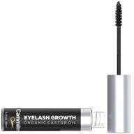 organic castor oil for eyelash growth - longer lashes & fuller eyebrows - use as eyelash serum - natural solution for eyebrow and eyelash regrowth! logo