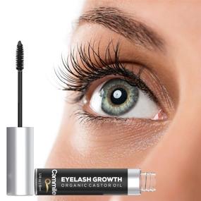 img 3 attached to Organic Castor Oil for Eyelash Growth - Longer Lashes & Fuller Eyebrows - Use as Eyelash Serum - Natural Solution for Eyebrow and Eyelash Regrowth!