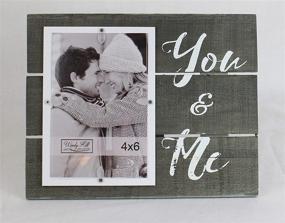 img 4 attached to You & Me 4x6 Real Wood Slats Picture Frame: Wall/Tabletop Photo Display 694000