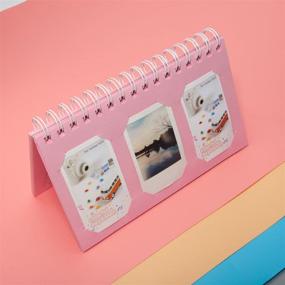 img 3 attached to 📸 CAIUL Pink Mini Book Album for Instax Mini 8 8+ 9 70 7s 25 26 50s 90 Film, Pringo P231, Instax Share SP-1 SP-2, Polaroid PIC-300 Z2300 Film - Fits 60 Photos