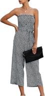 👗 angashion casual shoulder sleeveless jumpsuit - women's clothing and jumpsuits, rompers & overalls logo