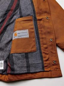 img 1 attached to Optimized for SEO: Carhartt Boys' Barn Chore Coat Jacket