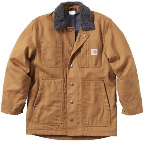img 3 attached to Optimized for SEO: Carhartt Boys' Barn Chore Coat Jacket