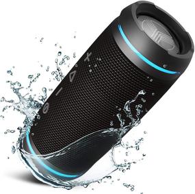 img 4 attached to TREBLAB HD77 - The Ultimate Ultra Premium Bluetooth Speaker: 360° HD Surround Sound, Dual Pairing, 25W Stereo, Strong Bass, 20H Battery, IPX6 Waterproof, Sports Outdoor, Portable Blue Tooth