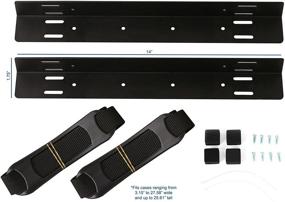 img 3 attached to VIVO крепление для ПК - регулируемый ремень и стальной держатель для установки компьютерного корпуса под столом и на стену, черный (MOUNT-PC02S)