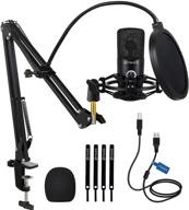 🎙️ fduce usb streaming microphone kit: professional 192khz/24bit studio mic with arm stand for singing, gaming, podcasts, and online-teaching logo