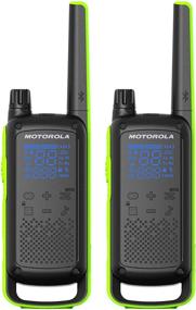 img 4 attached to Высокопроизводительное рация Motorola Solutions T801 двухсторонняя черная с зеленым двойным пакетом: Найдите надежные средства связи.