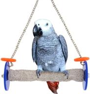 🦜 optimized sweet feet and beak roll swing and perch bird toys - maintain healthy nails and beak - handcrafted pet supplies - safe, non-toxic bird cage accessories - parrot toys logo