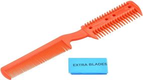 img 4 attached to 🪒 SE Razor Comb: Versatile Grooming Tool with Spare Blades, Assorted Colors - FC1003