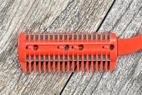 img 1 attached to 🪒 SE Razor Comb: Versatile Grooming Tool with Spare Blades, Assorted Colors - FC1003