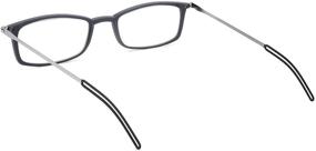 img 1 attached to 👓 WANWAN Slim TR90 Frame Reading Glasses for Men Women | Anti-blue Light Reader with Mini Ultra-Compact Case | Enhancing SEO