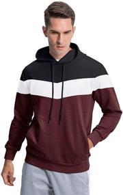 img 1 attached to TACVASEN Outdoor Sweatshirts Pullover Outwear Men's Clothing for Active