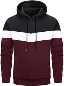 img 4 attached to TACVASEN Outdoor Sweatshirts Pullover Outwear Men's Clothing for Active