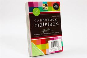 img 1 attached to 📦 DCWV Cardstock Matstack Jewels - 87 Sheets, 4.5 x 6.5 Inches