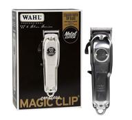 wahl professional 5 star series metal edition cordless magic clip: stagger tooth blade, long-lasting lithium ion battery, 90+ minute run time - model 8509 logo