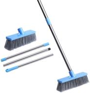 🧹 jebblas long handle floor scrub brush -47.3&#34; stiff bristle grout brush for cleaning bathroom, patio, kitchen, wall, and deck - ideal tub and tile brush logo