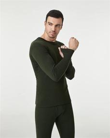 img 2 attached to 👕 LAPASA Men's Merino Wool Thermal Underwear Top: Lightweight & Midweight Base Layer Undershirt - M29, M67