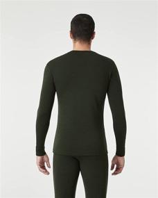 img 3 attached to 👕 LAPASA Men's Merino Wool Thermal Underwear Top: Lightweight & Midweight Base Layer Undershirt - M29, M67